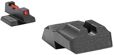 Warren Tactical Series 1911 NVK Plain Rear/Fiber Optic Front Sight Black 1911-NVK-WTL-05