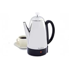 West Bend 54159 Classic Stainless-Steel 12-Cup Percolator