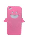 「iphone4/4S シリコンケース【iPhone4/4S カバー】/エンジェル (ピンク)」の画像