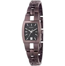 Fossil #ES1945 Women's F2 Collection Brown IP Bracelet Watch