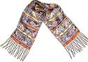Cannines & Felines Silk Scarf by Laurel Burch