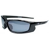 L.S.D. Eyeware サーチ Piano Black frame & Light SmokeSilver Mirror Polarized Lens