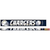 San Diego Chargers Pencil with Eraser 12 Pack
