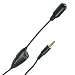 Hama - Rallonge (jack 3.5mm) 3,00 mètres pour casque avec réglage volume et inter mono/stéréo, contacts dorés.