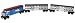 Whittle Shortline RR - The Chicago Metra Passenger Train Set
