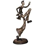 IMAGE OF Run Antiqued Finish Sculpture