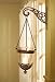 French Scroll Wall Hanging Bell Jar Cloche Candle Holder