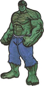  The Incredible Hulk - Standing - Embroidered Iron On or Sew On Patch