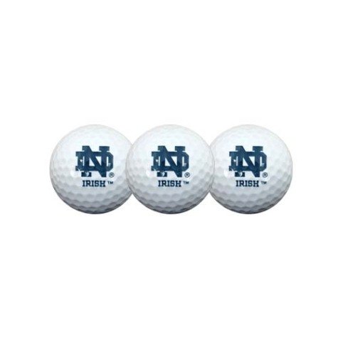 Notre Dame Fighting Irish Ncaa Golf Ball 3-pack