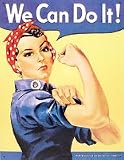 Rosie the Riveter Metal Sign