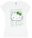 TS389 Hello Kitty Go Green Juniors T-Shirt