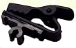 Shure RK354SB Single Mount Tie Clip for WL93, Black
