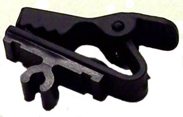Shure RK354SB Single Mount Tie Clip for WL93, Black
