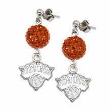 New York Knicks Ovation Crystal Earrings