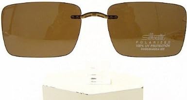 Silhouette Zenlight Clip On 5065 Polarized Brown (Shape:7638 Size:53/21)