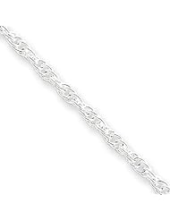 Sterling Silver Loose Rope Chain 18 Inches