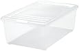 IRIS Modular Box 13.5 QT MCB-S Clear Shoe Box - 5 Pack