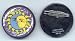 Richard Biffle - Celestial Sun and Moon - Rubber Button Pin