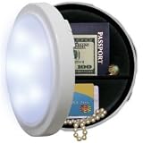 Wireless Closet Light with Concealed Safe 8 Dia 