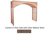 Wine Cellar Innovations Red Oak with Dark Walnut Stain Archway 36x45x12-in.
