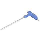 uxcell トルクスセキュリティスクリュードライバー 　製シルバートーン　5.5mmチップサイズ