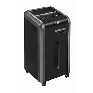 Fellowes Powershred 100% Jam Proof 225Ci Cross-Cut Paper Shredder (3825001)