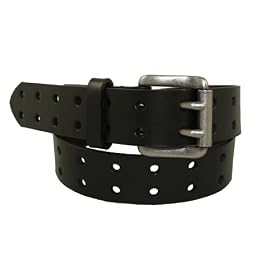 Levi's Boys 8-20 Levi'S Black Bridle Jean Belt With Double Row Perforated Holes