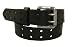 Levi's Boys 8-20 Levi'S Black Check Jean Belt With Double Row Perforated Holes