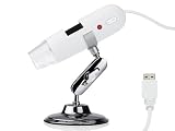 Hootoo USB Digital Mikroskop 200x für Medizintechnik, Werkstätten, Schulen, Modellbau, Briefmarken oder sonstige Hobbies