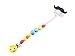 Nibble Baby Silicone Pacifier Clip Bundle Holders Colorful and BPA-Free Pacifier Clips – Cute Mustache Unisex Pacifier Holder for Boys Girls (Style 2)
