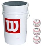 Wilson 3-Dozen Bucket of X-Outs Baseballs