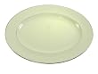 Martha Stewart Petal Lattice Ecru Oval Platter