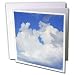 Florene Clouds - Puffy White On Blue - Greeting Cards-12 Greeting Cards with envelopes