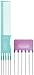 Cricket Ultra Clean Metal Hair Lifting Combs for Volumizing and Styling – Anti-Snag, No-Slip Pick Combs for Wet and Dry Hair, Includes Free Travel Comb - 2 Count