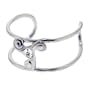 925 Sterling Silver Crystalline TRIBAL GEM Toe Ring