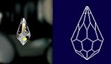 20 mm 30% Lead Crystal Duck Head #405-20