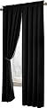 Maytex Velvet Blackout Panel, Black