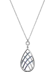 Platinum Fashion Pendant Or Necklace For Round Stones
