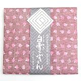 白雪ふきん 友禅染 きのこ カカオ