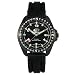 M.O. Compass, Black Dial w/Date, Green, Black Case/Sil. Str.