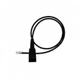 Jabra Kabelunterteil QD auf RJ10 (Lucent/Cisco, 0,5 m, glatt)