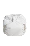 Kissas Newborn All-In-One Diaper, White
