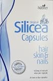Hubner Original Silicea Capsules Hair, Skin & Nails (420 mg colloidal silica per capsule, 30 one-a-day capsules)