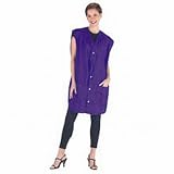 Betty Dain Crinkle Nylon Stylist Vest Purple