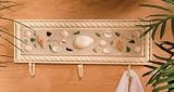 Sea SAND BEACH seashell Wall Decor RACK hooks holder