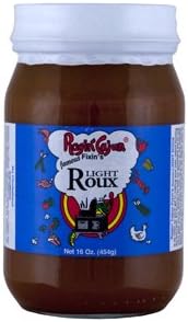 6 pack Ragin' Cajun Fixin's 16 oz. Lite Roux - a Louisiana Product for making Gumbo, Stews or Used as a Thickening Agent