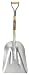 Ames True Temper Kodiak 14-Inch Aluminum Western Pattern Grain Scoop with 27-Inch Armor D-Grip Handle #1650500