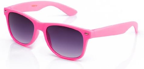 Newbee Fashion® - 80's Classic Blue Brothers Wayfarer Styles Vintage Retro Solid Color Sunglasses