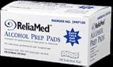 Reliamed Alcohol Prep Pad Box of 100