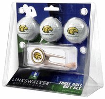 Southern Mississippi Golden Eagles 3 Golf Ball Gift Pack With Cap Tool